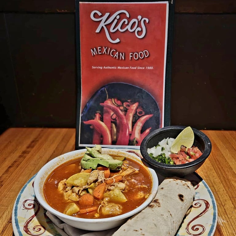 Savor our caldo de pollo