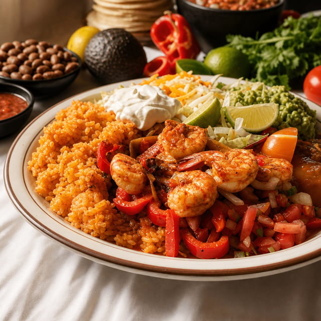 Shrimp Fajitas.