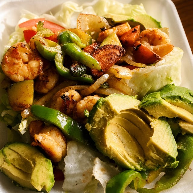 Grilled Shrimp Salad.